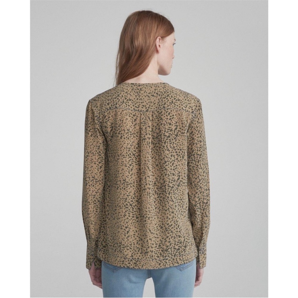 Rag & Bone Shields Leopard Print Top - image 4